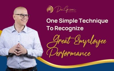 One Simple Technique To Recognize Great Employee Performance
